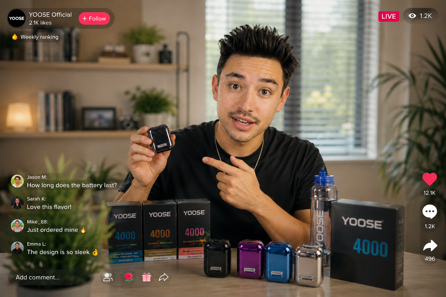 Influencer marketing creator content example