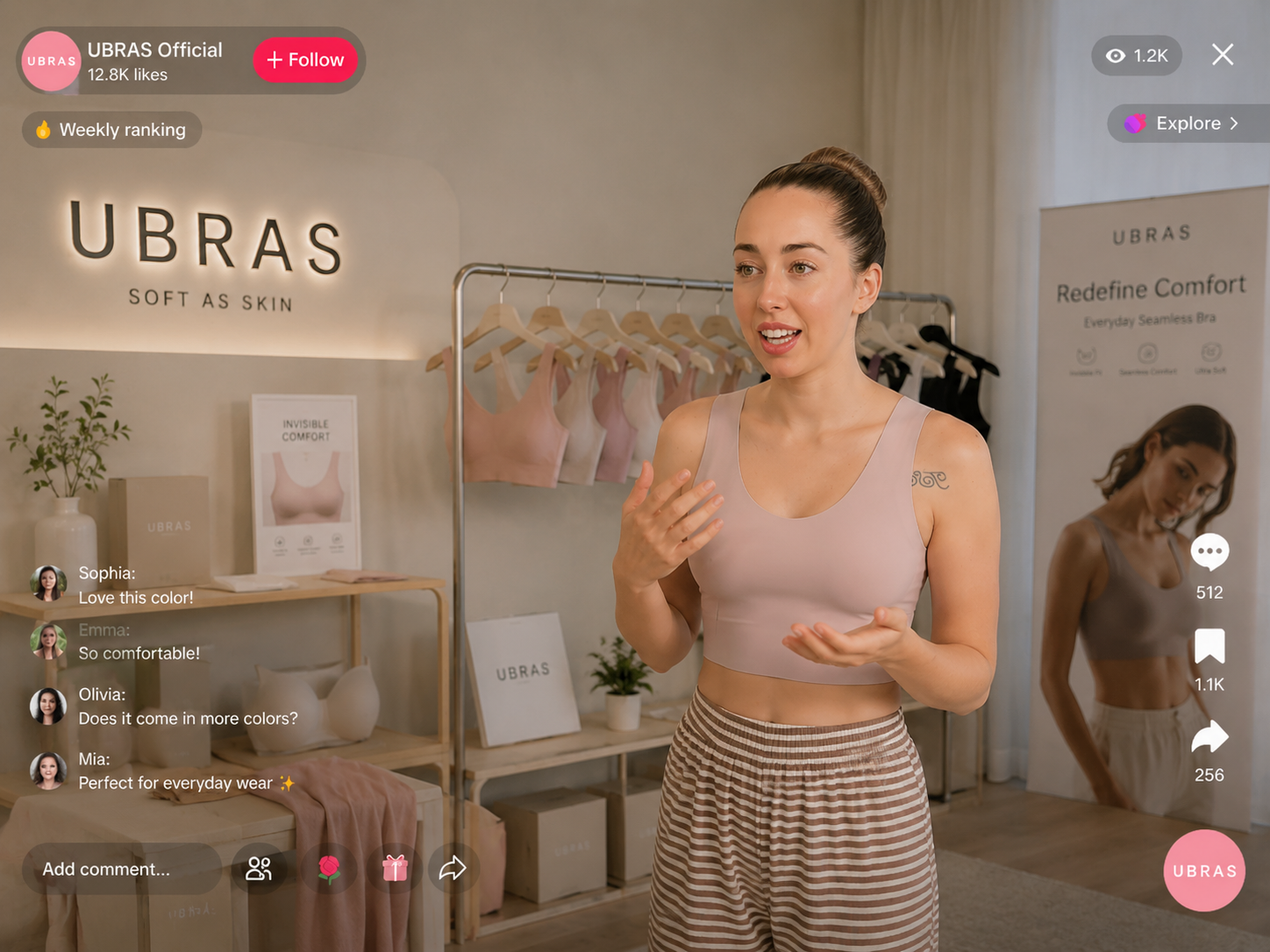 Short-form creator content example for UBRAS